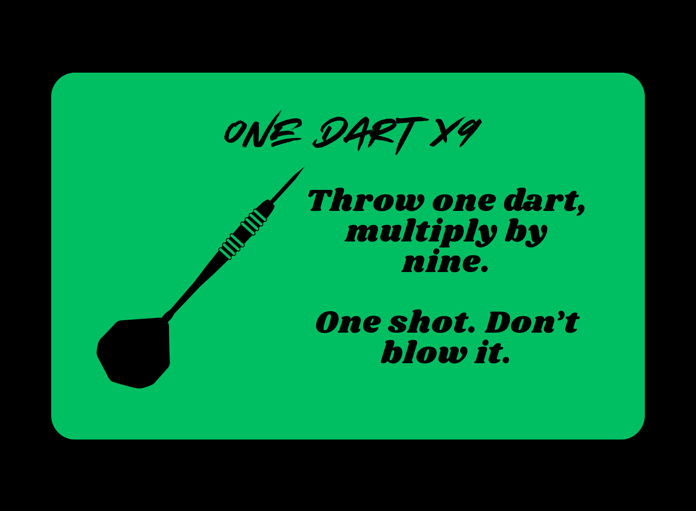 Pre-Order Disaster Darts Card Game